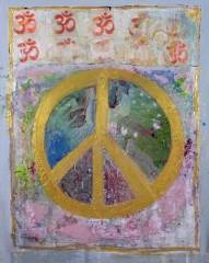 Peace  48 H x 60 V inches  Mixed Media on Canvas