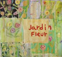 Jardin Fleur  approx 58 H x 58 V inches Mixed Media on Canvas